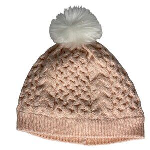 Janie and Jack Pink Pom-Pom Beanie Wool Blend 4-5yr NWT
